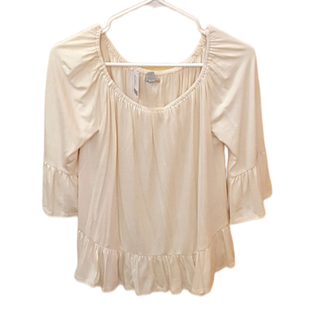 Ecote XS Ivory Blouse NWT